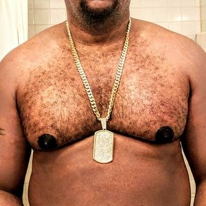 GOLD TONE CHAINS with Dog Tag & Cross Pendant